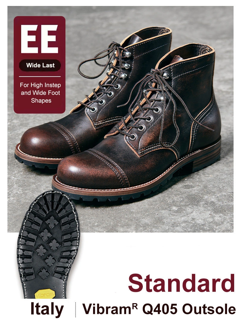 Paratrooper: Stoere Heritage Boots voor Avonturiers! Goodyear Welt, Vibram Zolen - Klaar voor Actie!